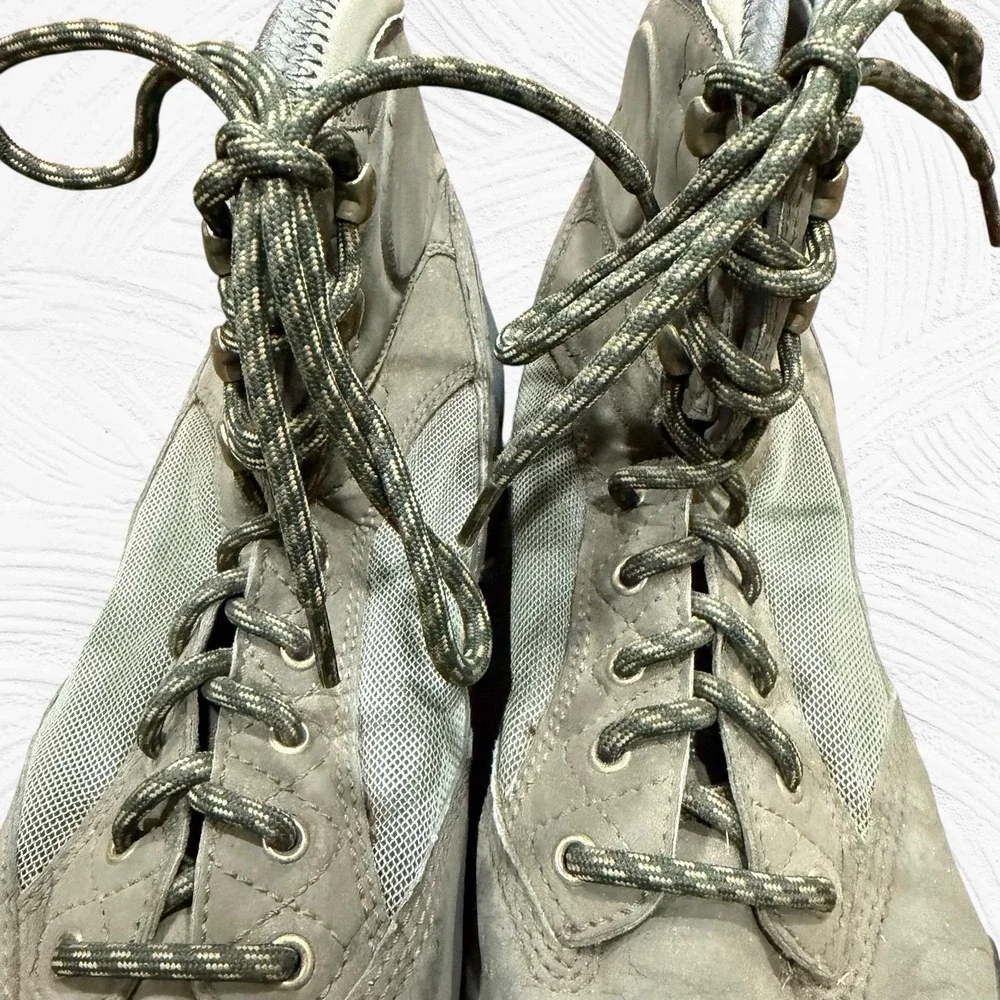 SIMMS Wading Boots Mens 15 Olive Green/Black Guide Fly Fishing Rubber Sole